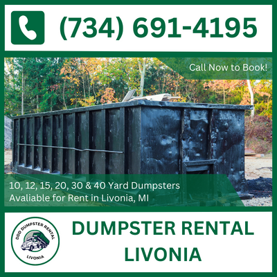 Full-Service Dumpster Rental in Livonia, MI - Wayne County Area - DDD Dumpster Rental Livonia